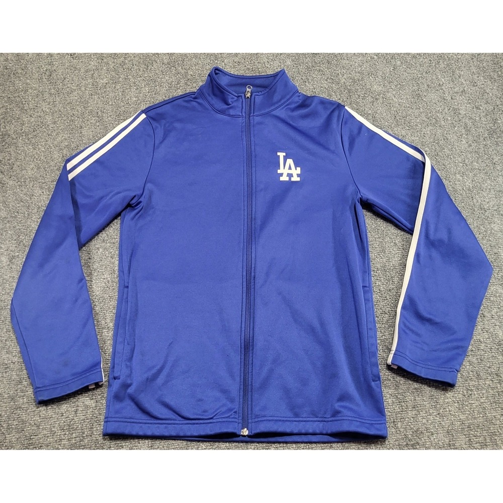 Los Angeles Dodgers MLB Genuine Merchandise Full Zip Blue Jacket Size Small